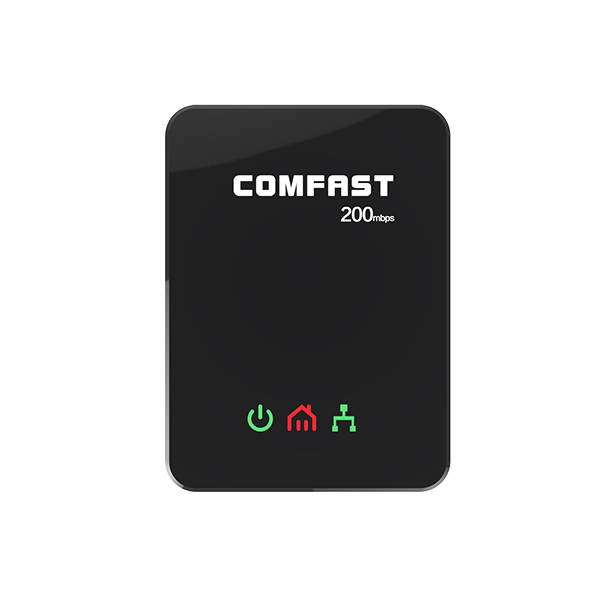 200Mbps Powerline Wireless Ethernet Adapter COMFAST CF-WP200M PLC HomePlug Network Adapter a pair
