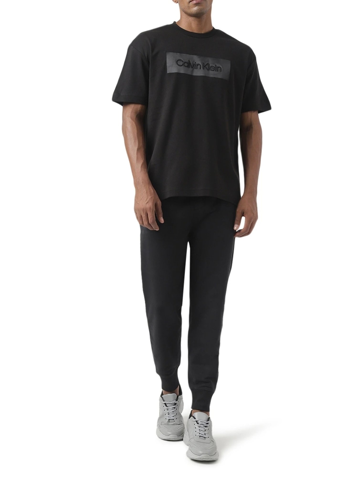Parx Black Jogger Fit Joggers