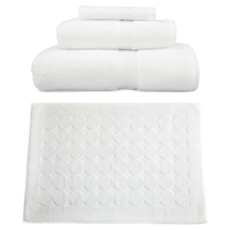 Terry Towel Combination 4pc Set White - Linum Home Textiles