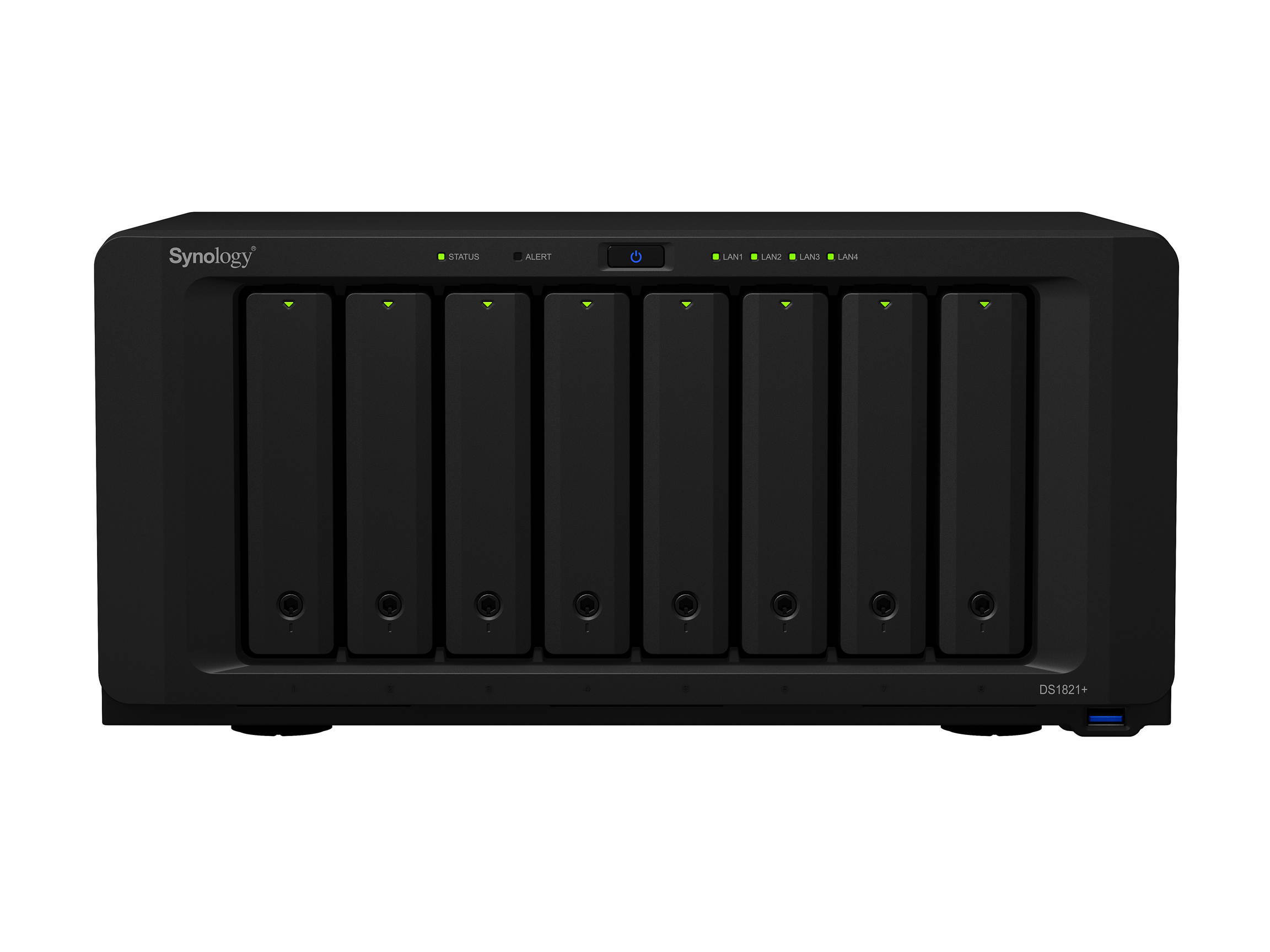 Synology DS1821+ DiskStation with 4GB RAM and 112TB (8 x 14TB) of Western Digital PRO NAS Drives Fully Assembled and Tested By CustomTechSales