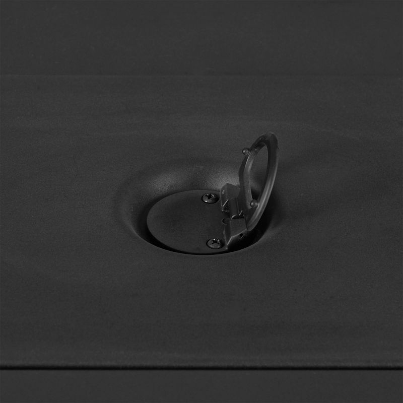 Berthoud Fire Table with NG Conversion Stacked Stone - Real Flame