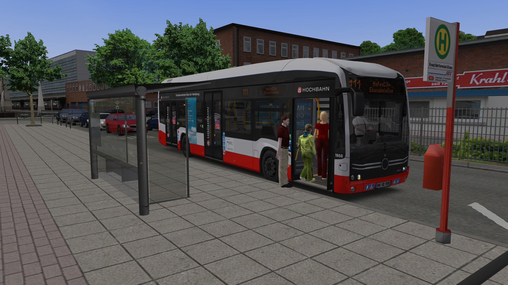 OMSI 2 Add-On E-Bus Hamburg  [Online Game Code]