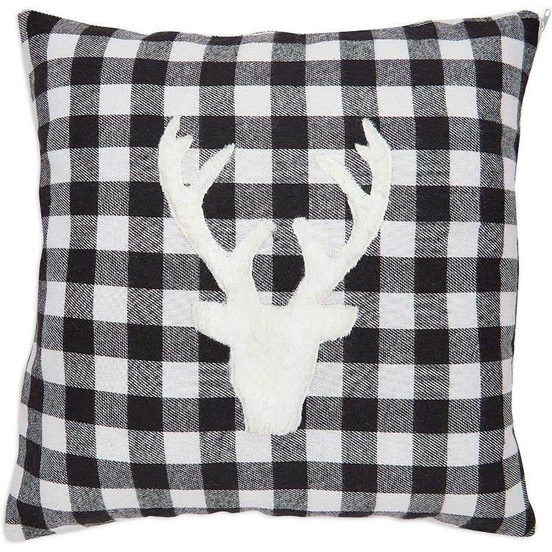 2pk Mina Victory Life Styles Solid Velvet Pillow Covers Brown - Nourison