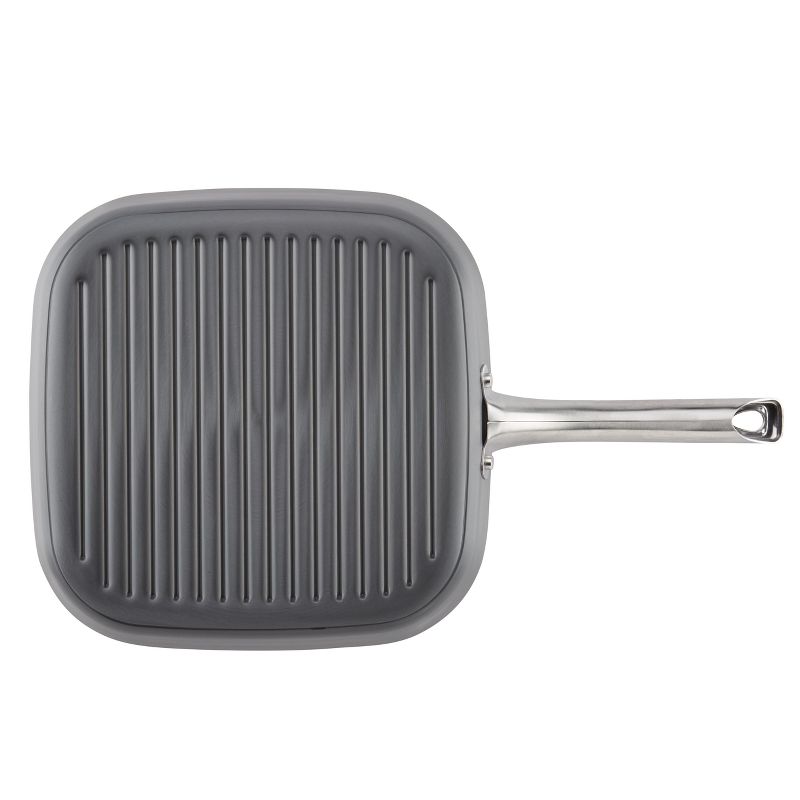 Ayesha Curry 11.25" Home Collection Hard Anodized Aluminum Deep Square Grill Pan