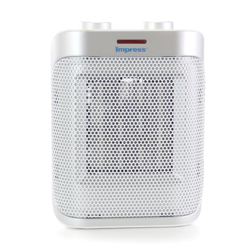 Impress Ceramic Heater with Thermostat in White