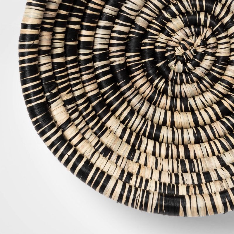 2" x 7" Decorative Trident Heather Bowl Black - All Across Africa