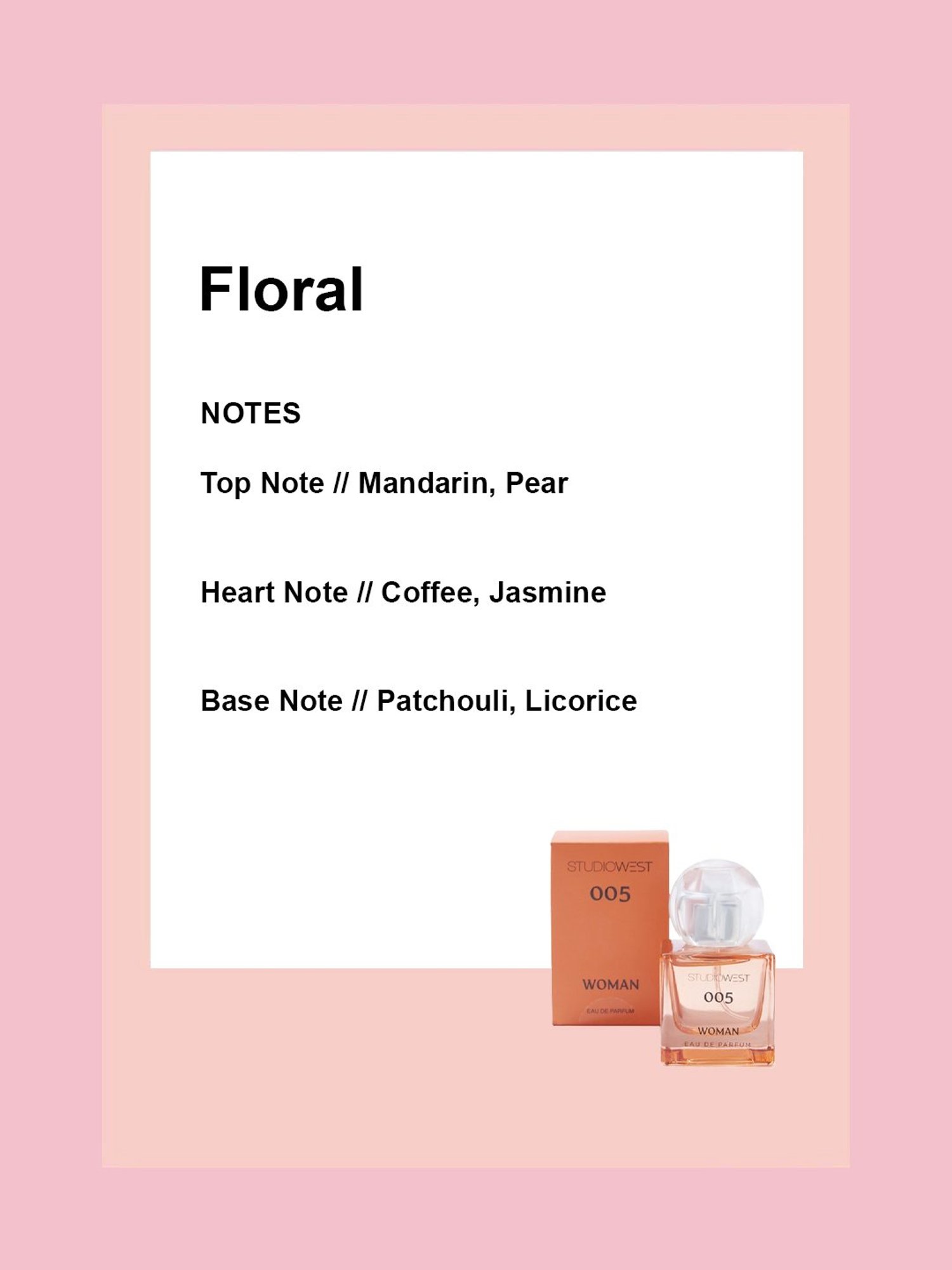 Studiowest by Westside 005 Eau de Parfum for Woman - 25 ml