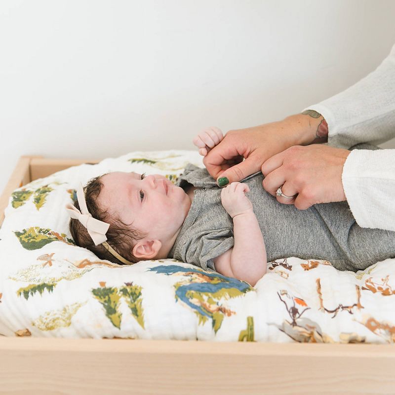 Bebe au Lait Muslin Changing Pad Cover Wyoming