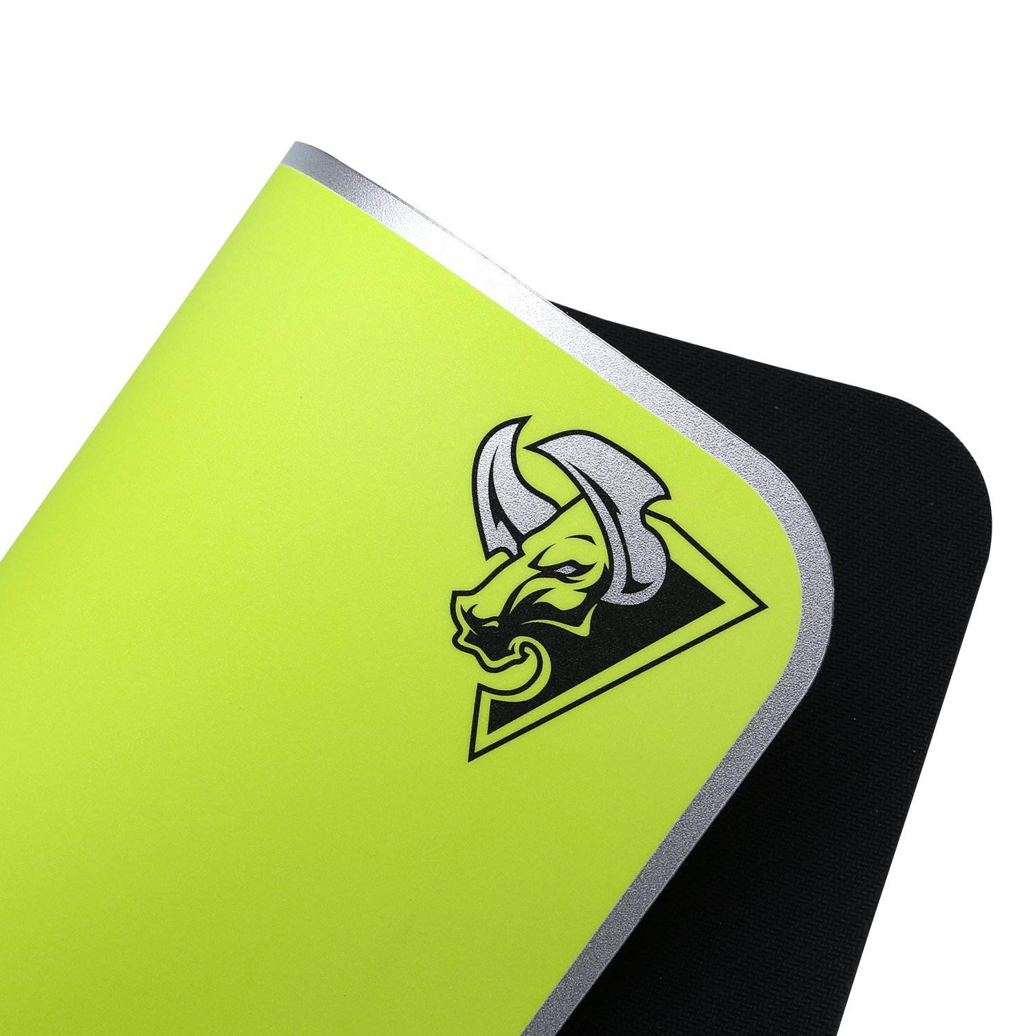 Rantopad GTR Plastic Gaming Mousepad - Anti-slip, Smooth & Durable Frosted Matte Carbon Resin Surface, Pro Gaming Essential, Made for Optical Mice, Large Size 13.8x9.5x0.09 in - Yellow