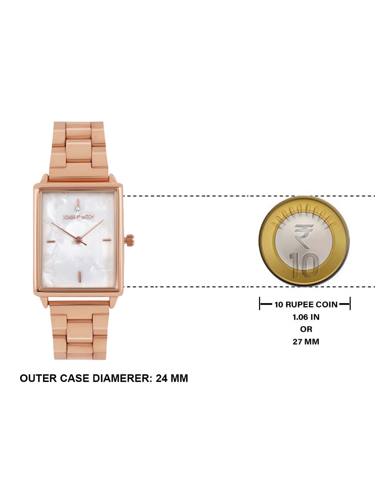 Joker & WItch JWLT781 Analog Watch for Women With Ring, Bracelet