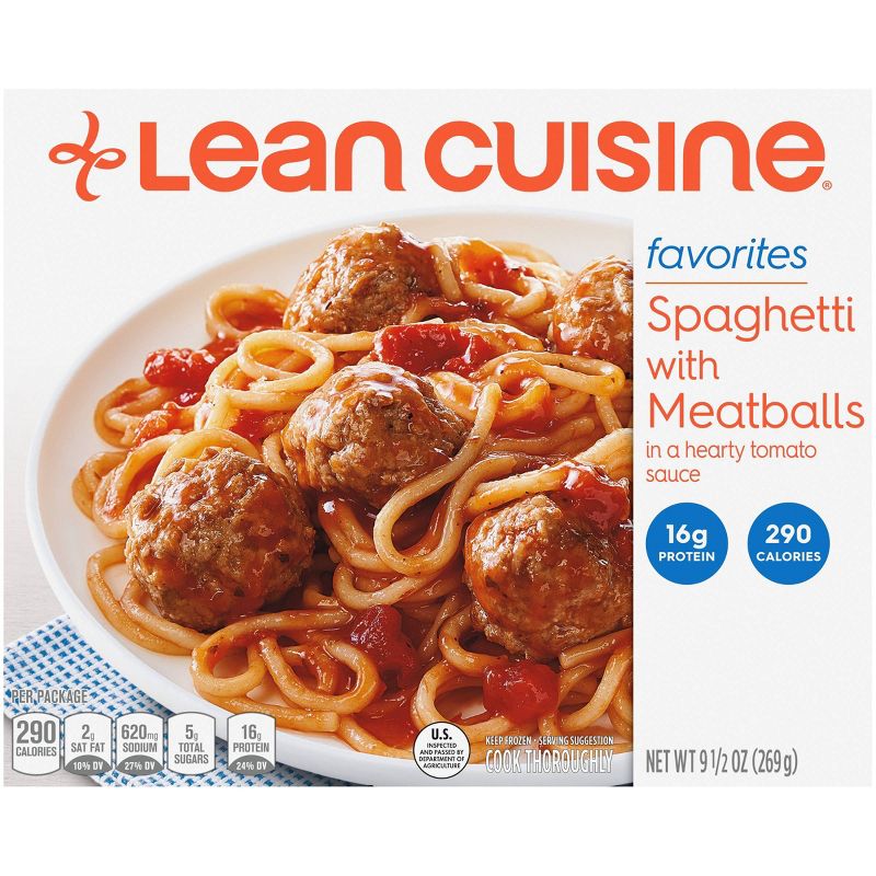 Lean Cuisine Favorites Frozen Spaghetti With Meatballs - 9.5oz