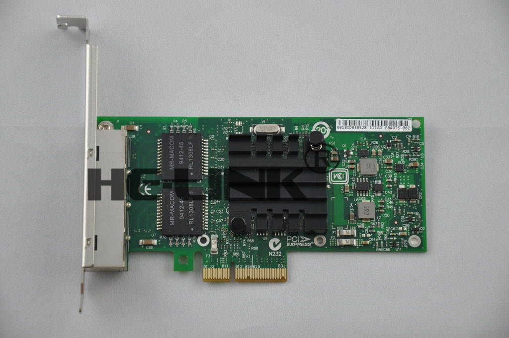 HE-LINK for  Intel 82580 Chip Gigabit Ethernet Converged Network Adapter (NIC), Quad Copper RJ45 Ports, PCI Express 2.0 X4, Same as I340-T4/ E1G44HT