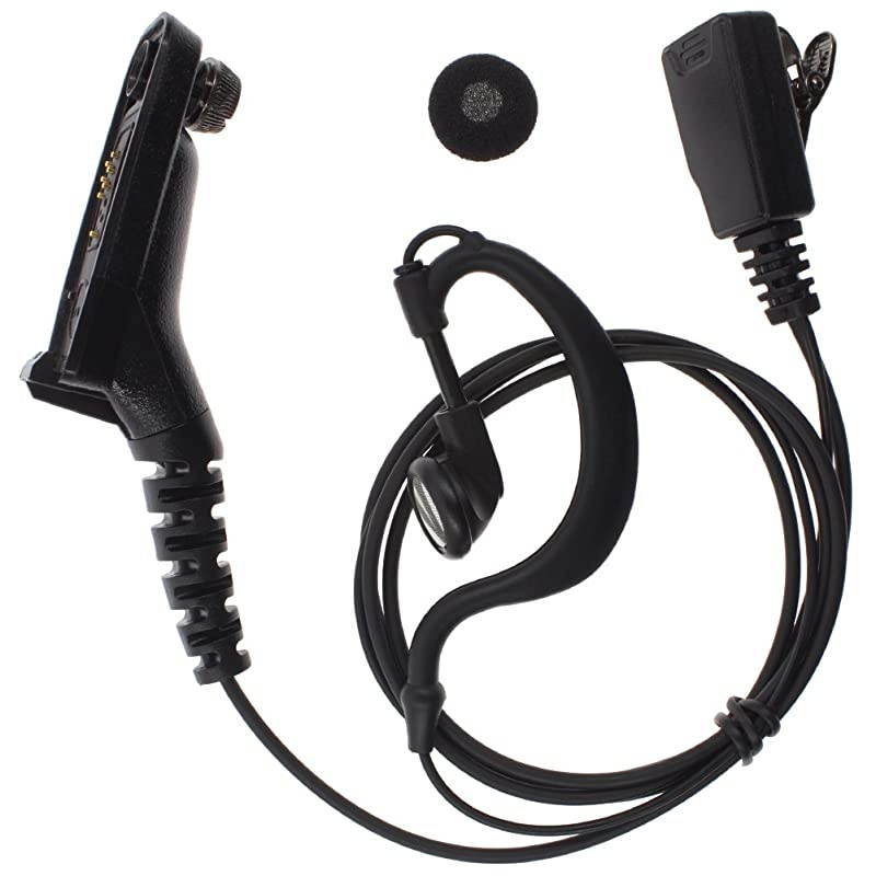 G Shape Earpiece Earbud Audio Mic Surveillance Kit for Motorola XPR6550 XPR6580 XPR6500 XIRP8260 DP3400 Apx7000 Apx6000