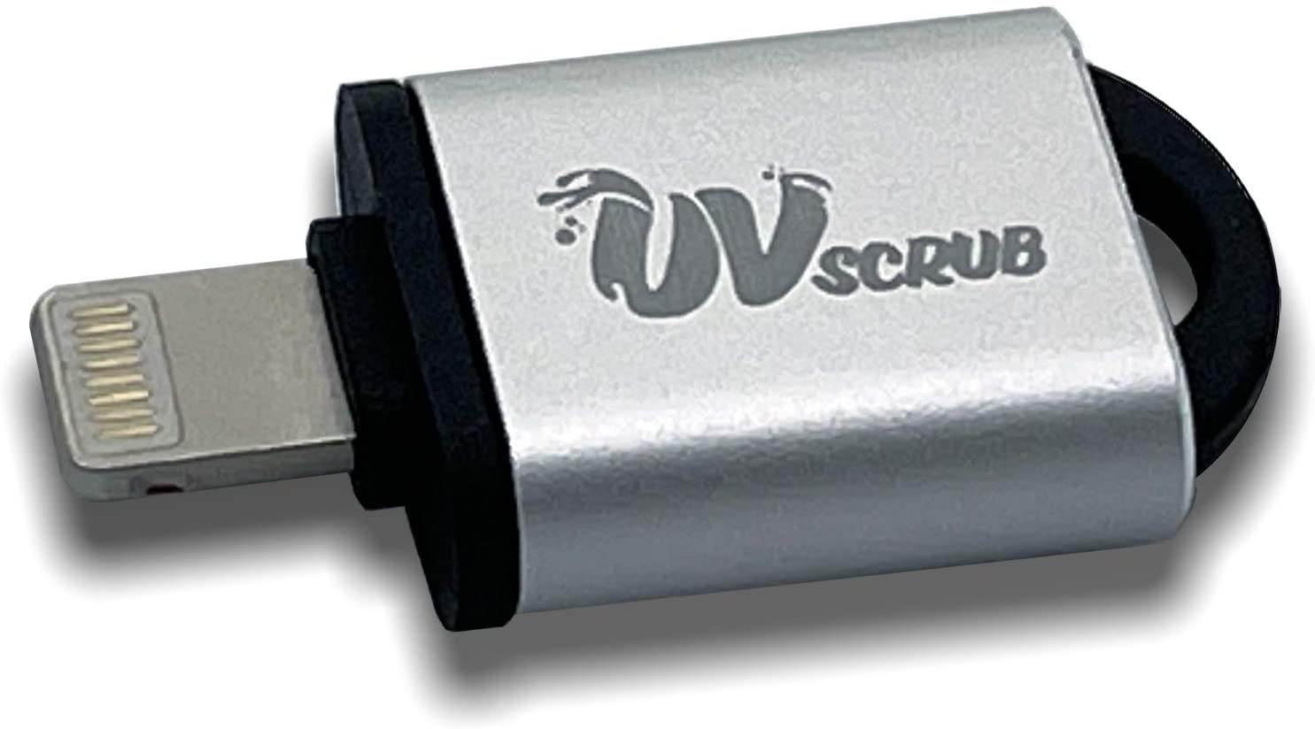 The Cleanest Way UV Scrub UVC Micro Sterilization Unit | Plugs into Your Phone for on-The-go Cleaning and sanitizing | Perfect for Restaurants, Elevators, Door Handles and More (iOS)