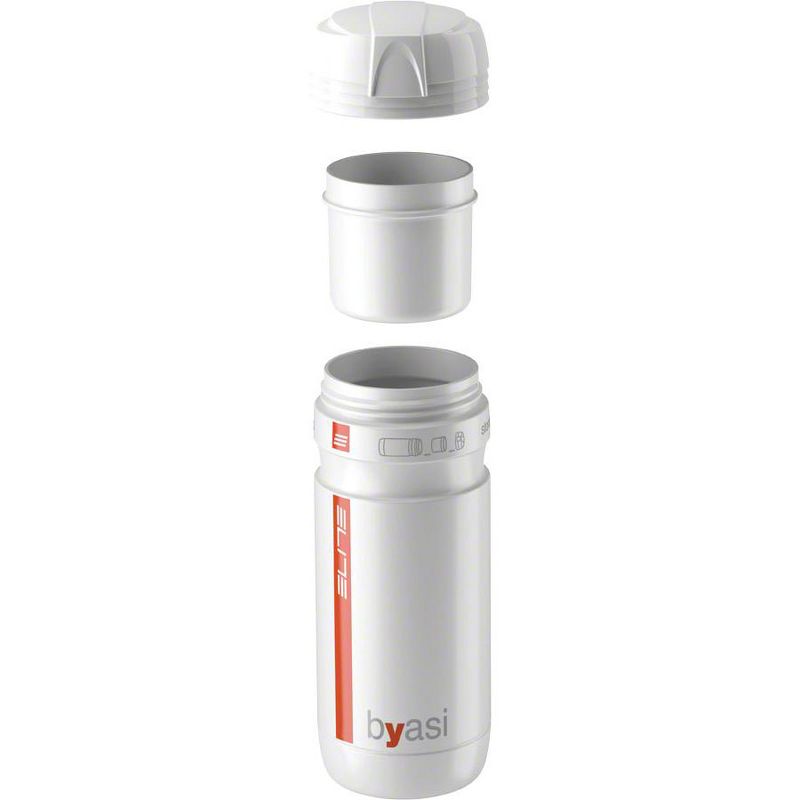 Elite Byasi Tool Holder and Bottle Cage Storage: 750ml~ White