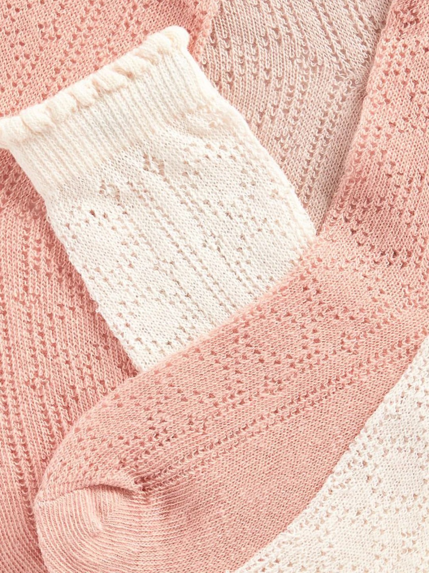 Pantaloons Junior Kids Pink Self Pattern Cap with Muffler