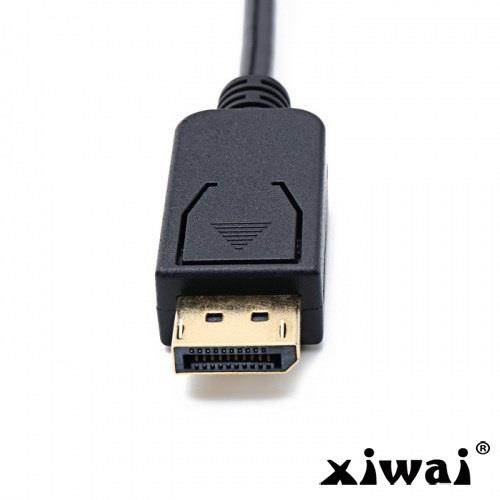 Xiwai USB 3.1 USB-C to DisplayPort DP 4K UHD HDTV Cable for Chromebook & Macbook & Laptop Black Type C