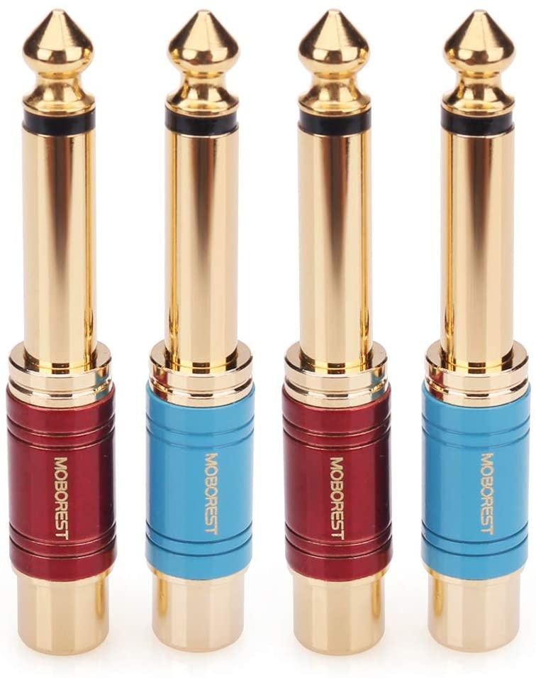 Elite Core SuperFlex Gold SFP-Y15QT Two 1/4-Inch TS to TRS Y Patch Cable 15-Feet