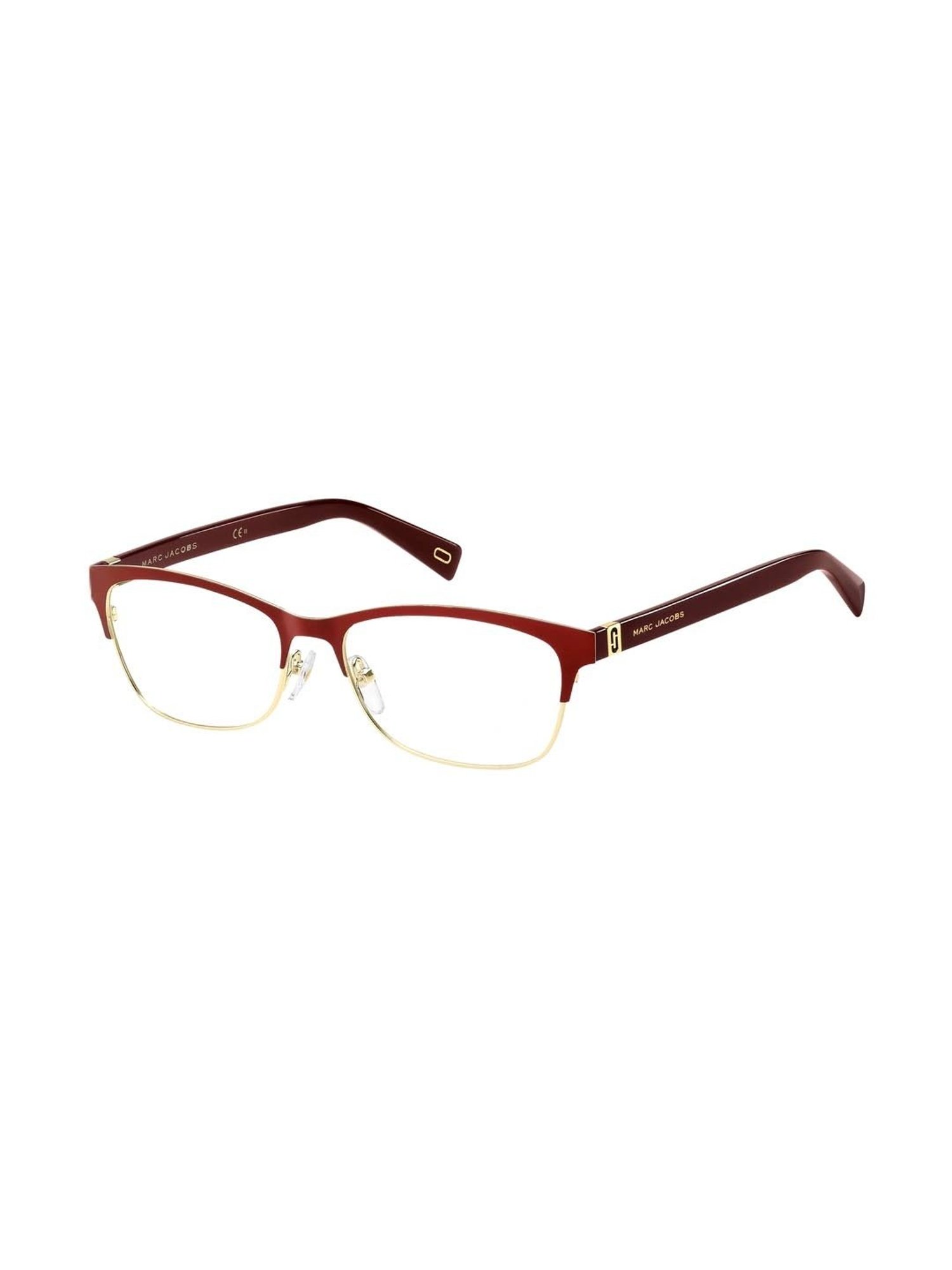 Marc Jacobs Maroon Rectangular Eye Frames for Women