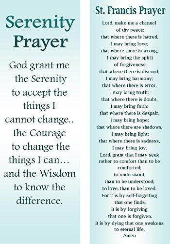 AA/ 12 Step Bookmarks- Sobriety Gifts - 10 Double-Sided Bookmarks