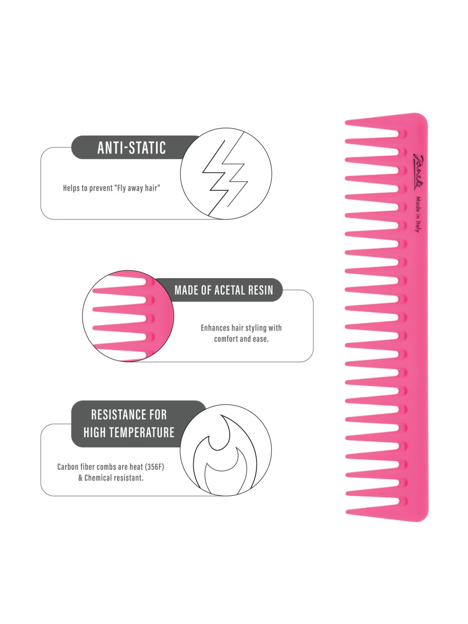 Gubb Pink Mini Detangling Hair Brush