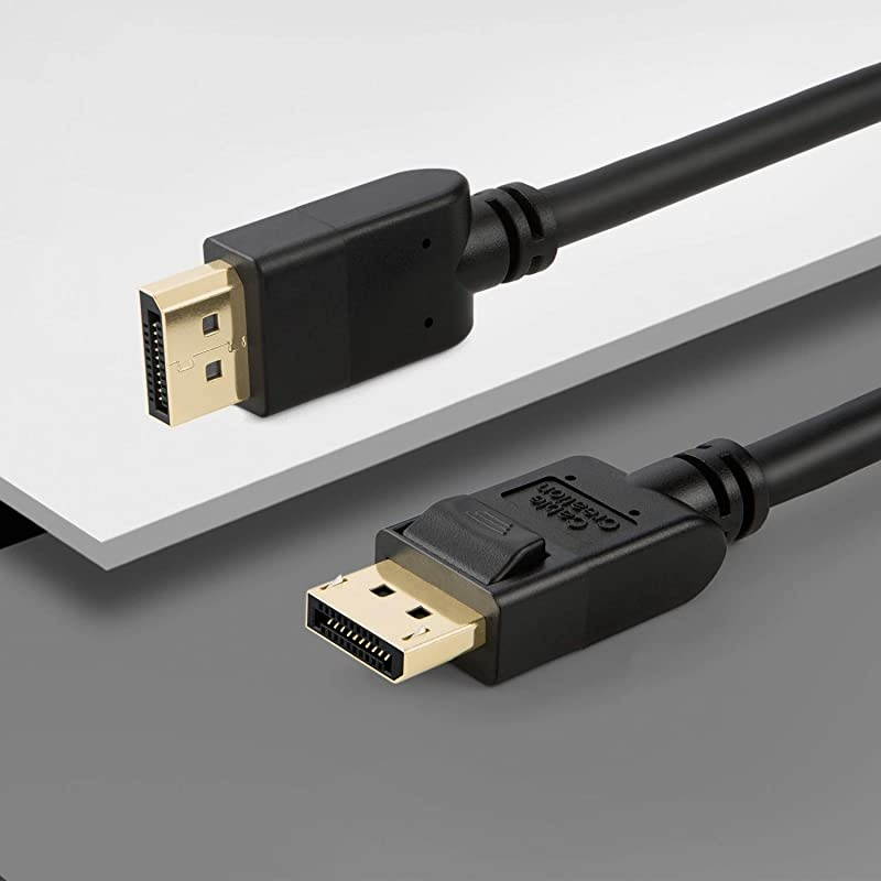 Displayport to Displayport Cable 10 Feet Gold Plated DP to DP Cable with Latch Support 4K60Hz 2K144Hz 3M Black