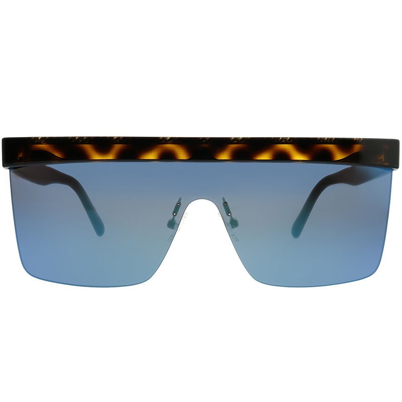 Stella McCartney Falabella  003 Womens Shield Sunglasses Dark Havana 99mm