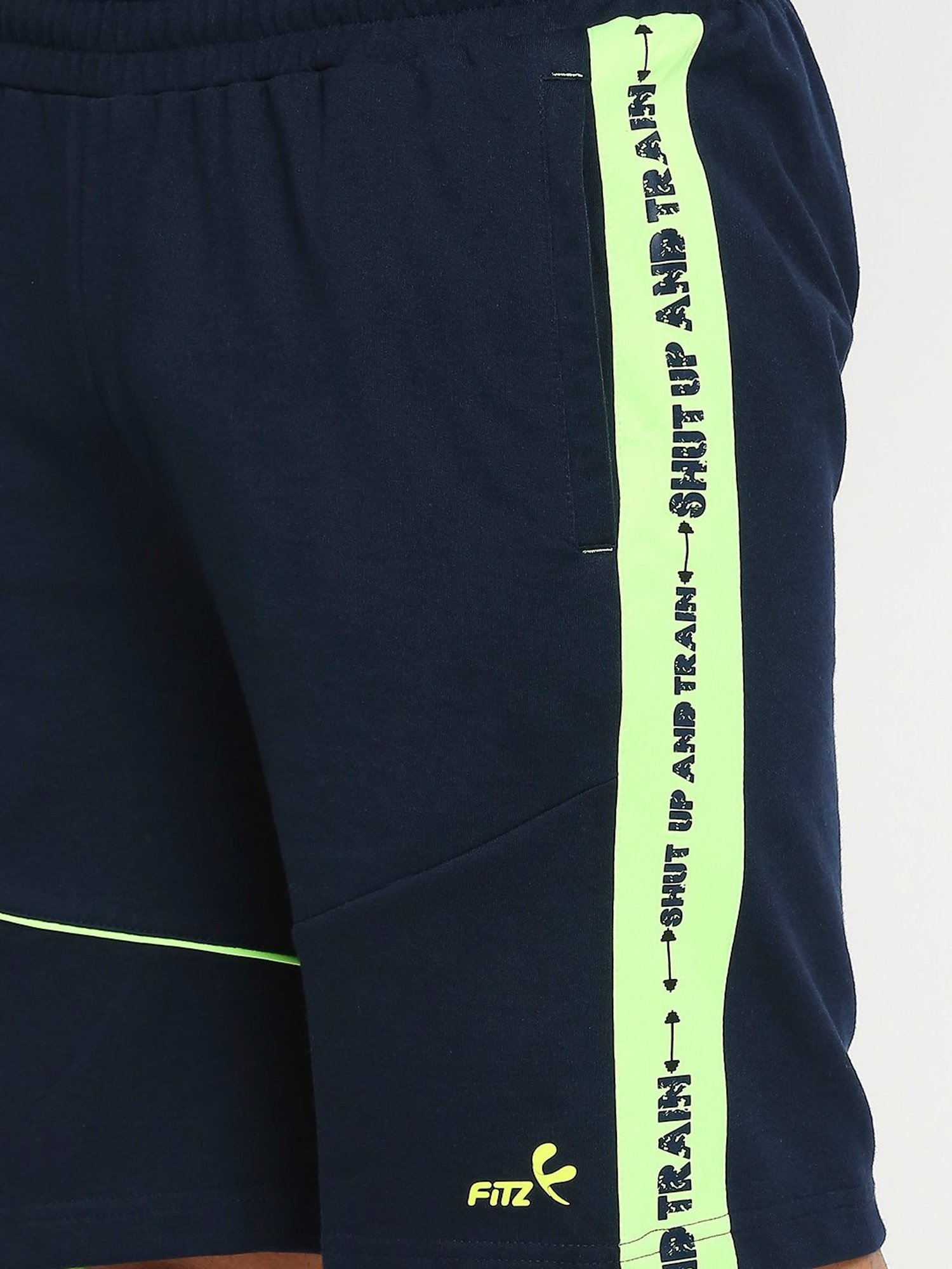 Fitz Navy Slim Fit Shorts