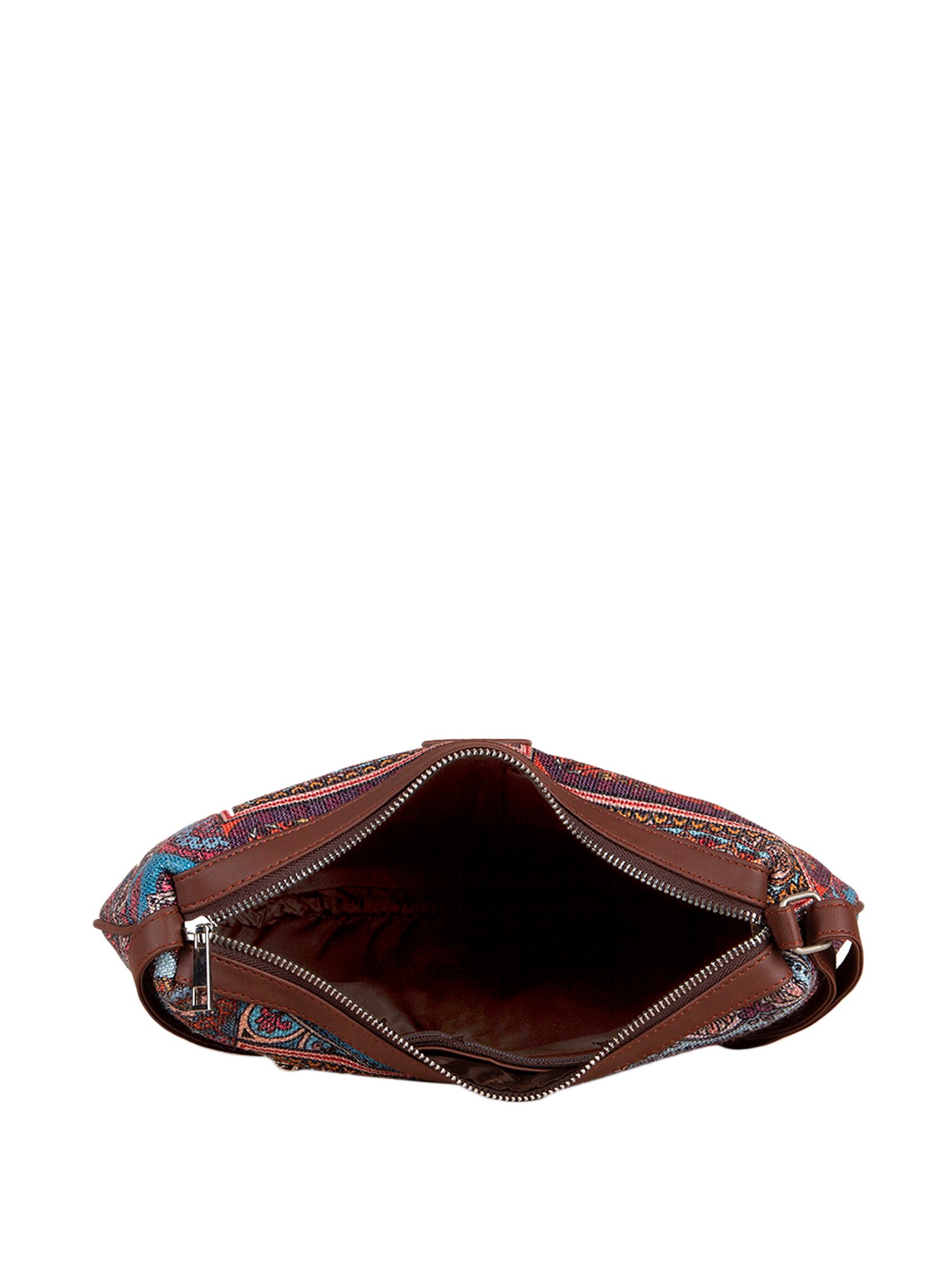 ZOUK Multicolor Printed Medium Sling Handbag