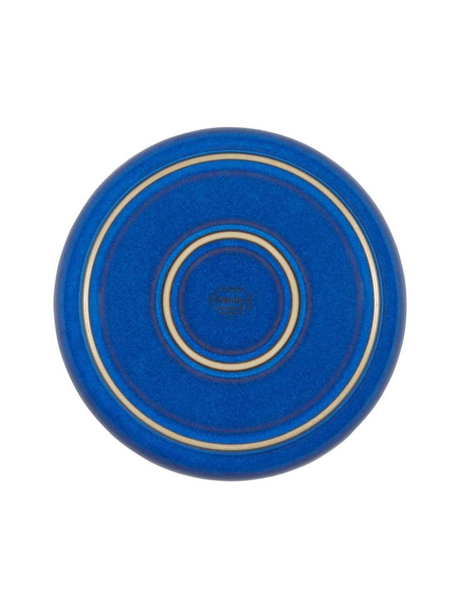 Denby 'Imperial' Navy Stoneware 21 cm Coupe Plate - Set of 1