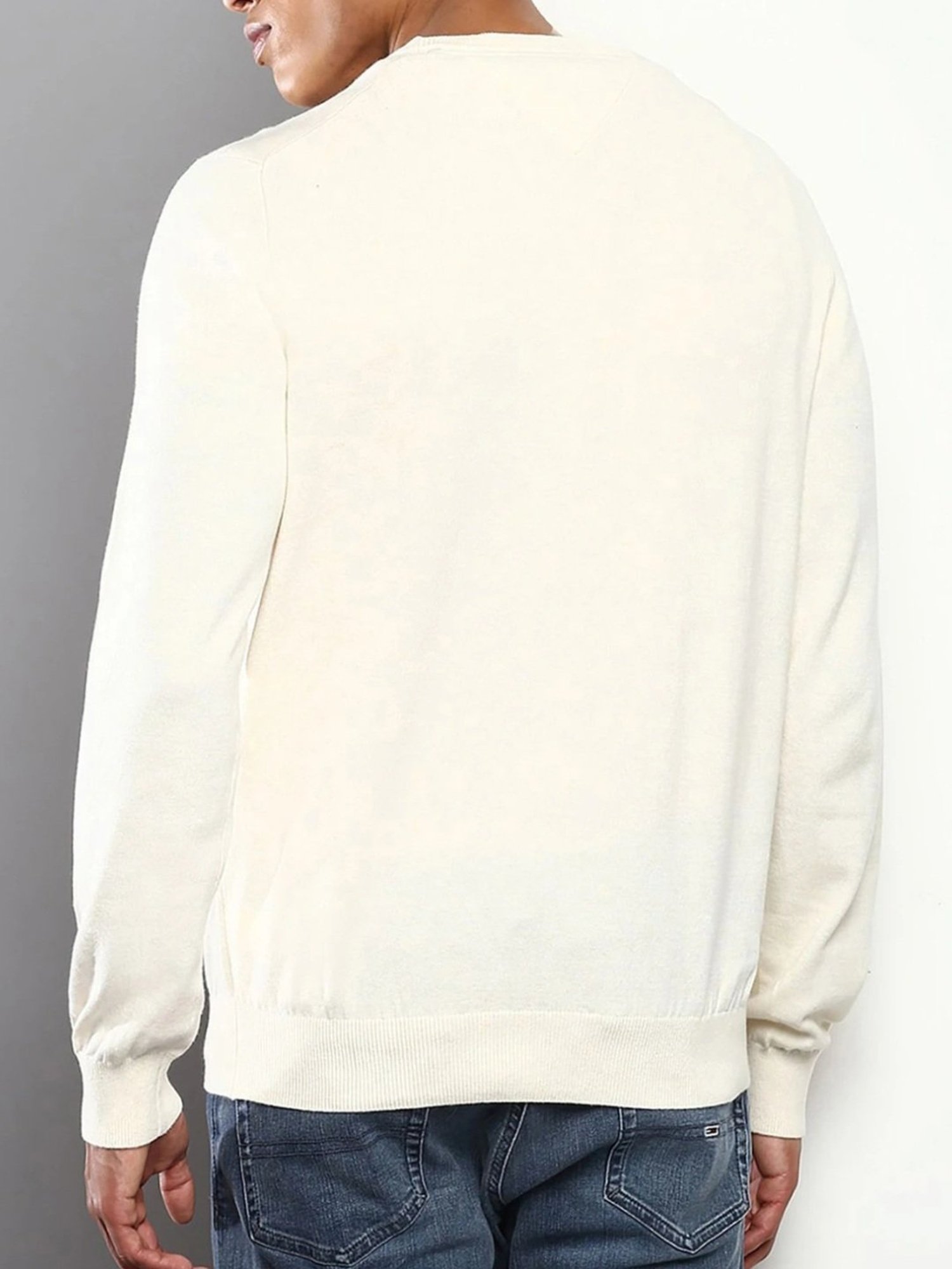 Duke Wine Self Striped Sweater