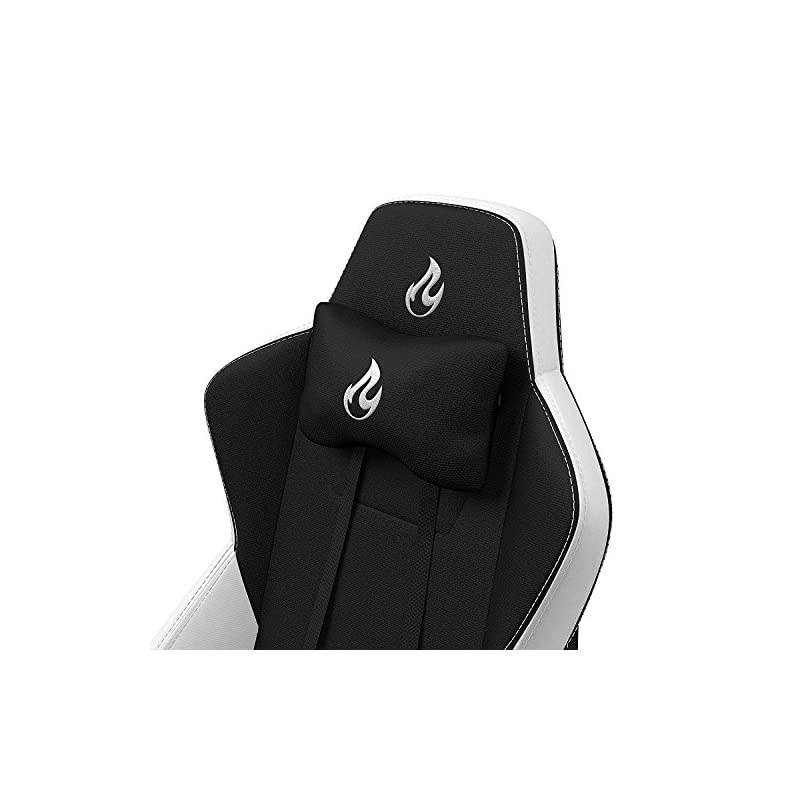 S300 Gaming Chair - Radiant White - Office Chair - Ergonomic - Cloth Cover - Up to 300 lbs Users - 90&deg; to 135&deg; Reclinable - Adjustable Height & Armrests