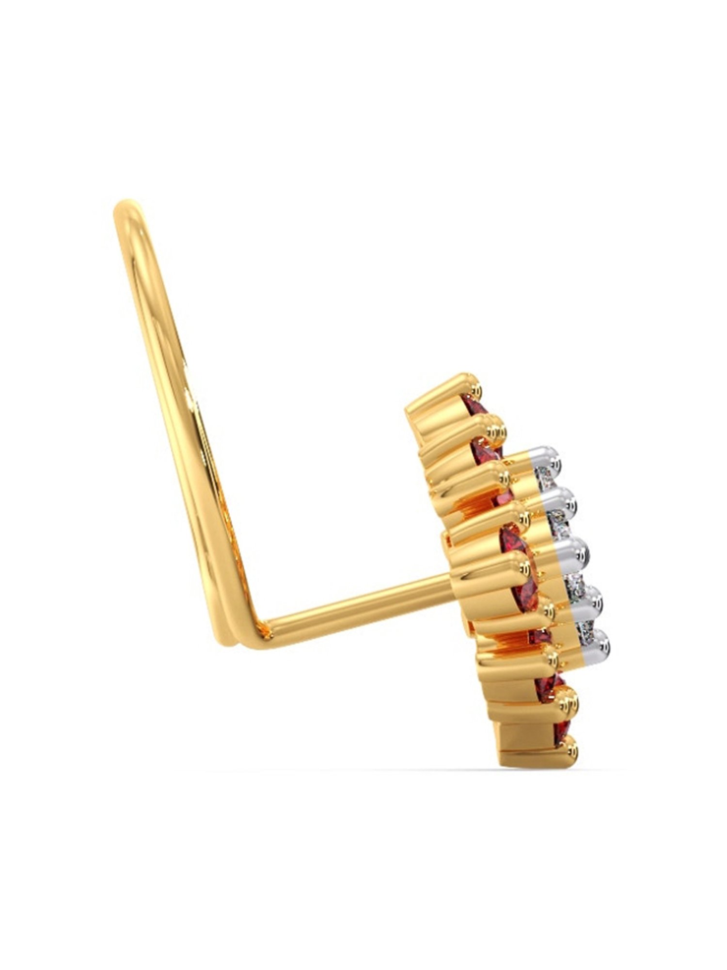 Joyalukkas 18k Gold & Diamond Nosepin