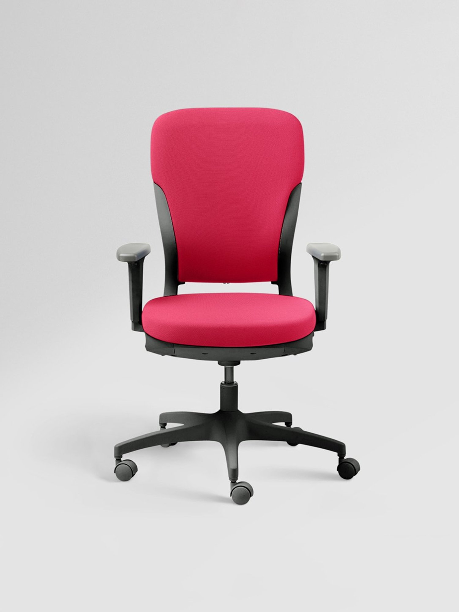 Godrej Interio Motion Milan Red & Grey Poly fill High Back Chair