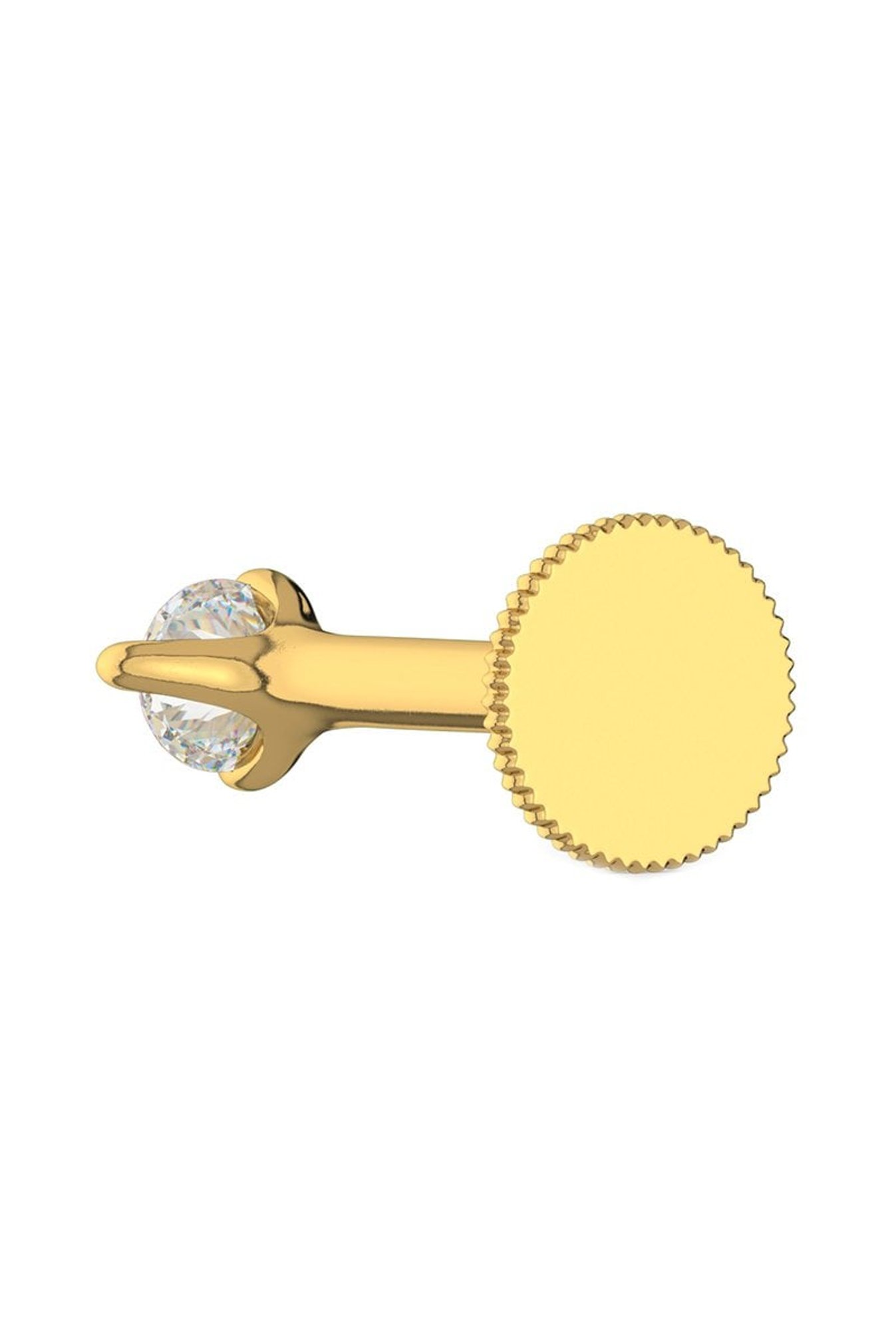 Malabar Gold and Diamonds 18 kt Gold & Diamond Nosepin