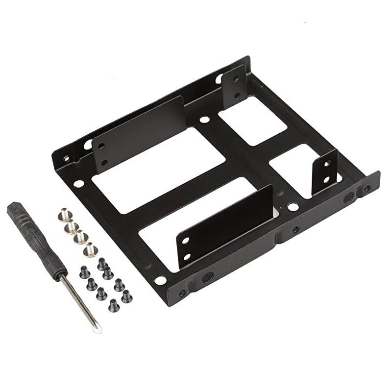 2X 25in to 35in HDD Mounting Kit with 3X SATA Data and Power Cables25in to 35in HDD Mounting Kit