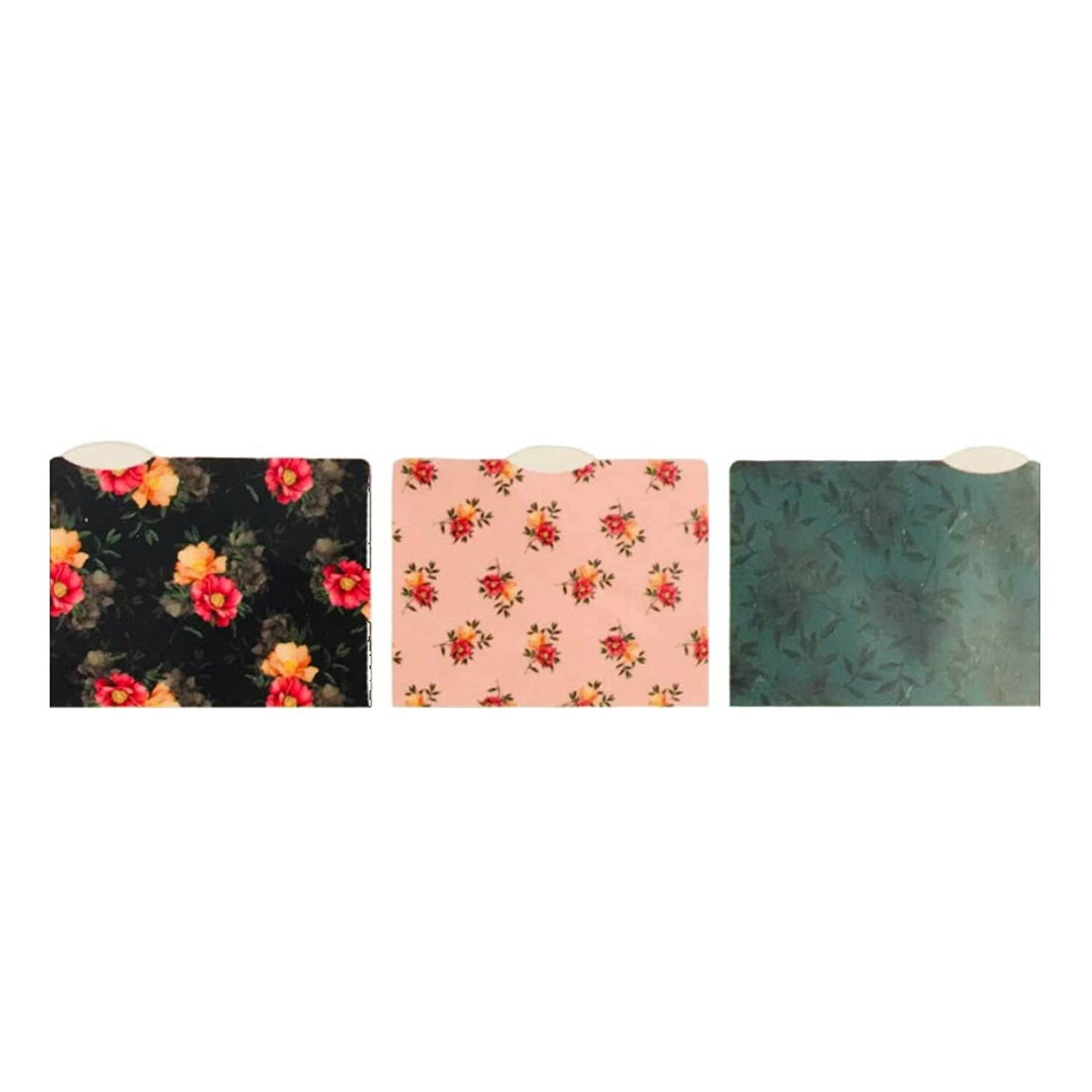 U Brands Assorted Florals Top Tab File Folders, 12 ct (4 ea of 3 Designs)