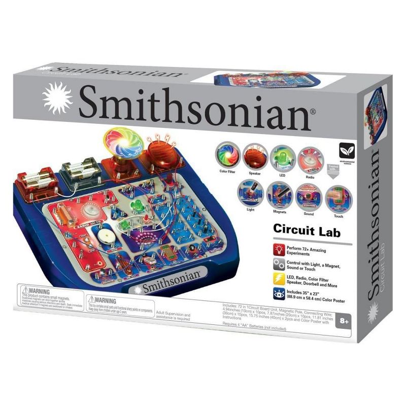 Group Sales National Toy & Gift Smithsonian Circuit Lab 72 Science Kit