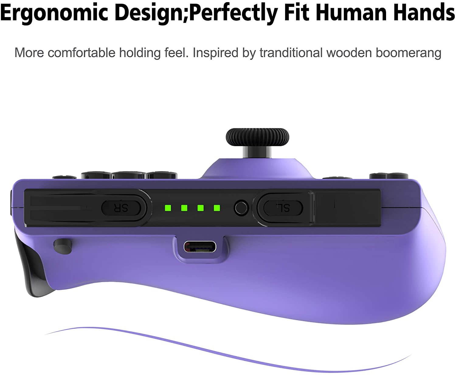 Wireless Pro Controller for Nintendo Switch/Switch Lite Console,Rechargeable Remote Gamepad Support Adjustable Turbo,Screenshot and Gyro Axis - Black