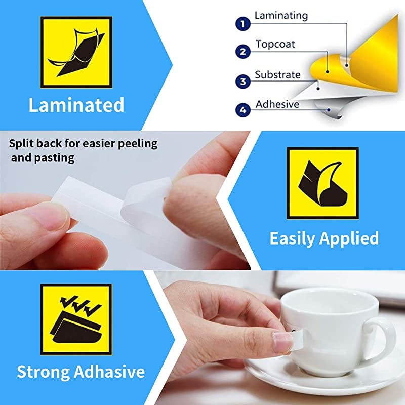Replace TZe Label Tape 12mm 047 Inch Standard Laminated Tape for TZe231 TZe131 TZe431 TZe531 TZe631 TZe731 Compatible with Brother PTouch Label Maker PTD210 PTH110 PTD600 262 Feet