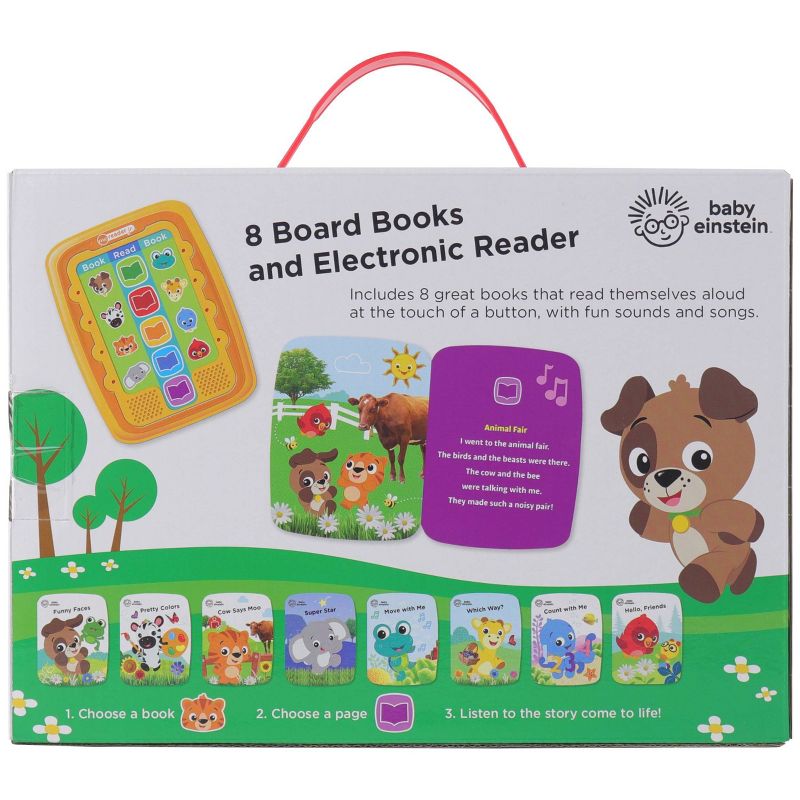 Pi Kids Baby Einstein Electronic Me Reader Jr. 8-Book Library Boxed Set