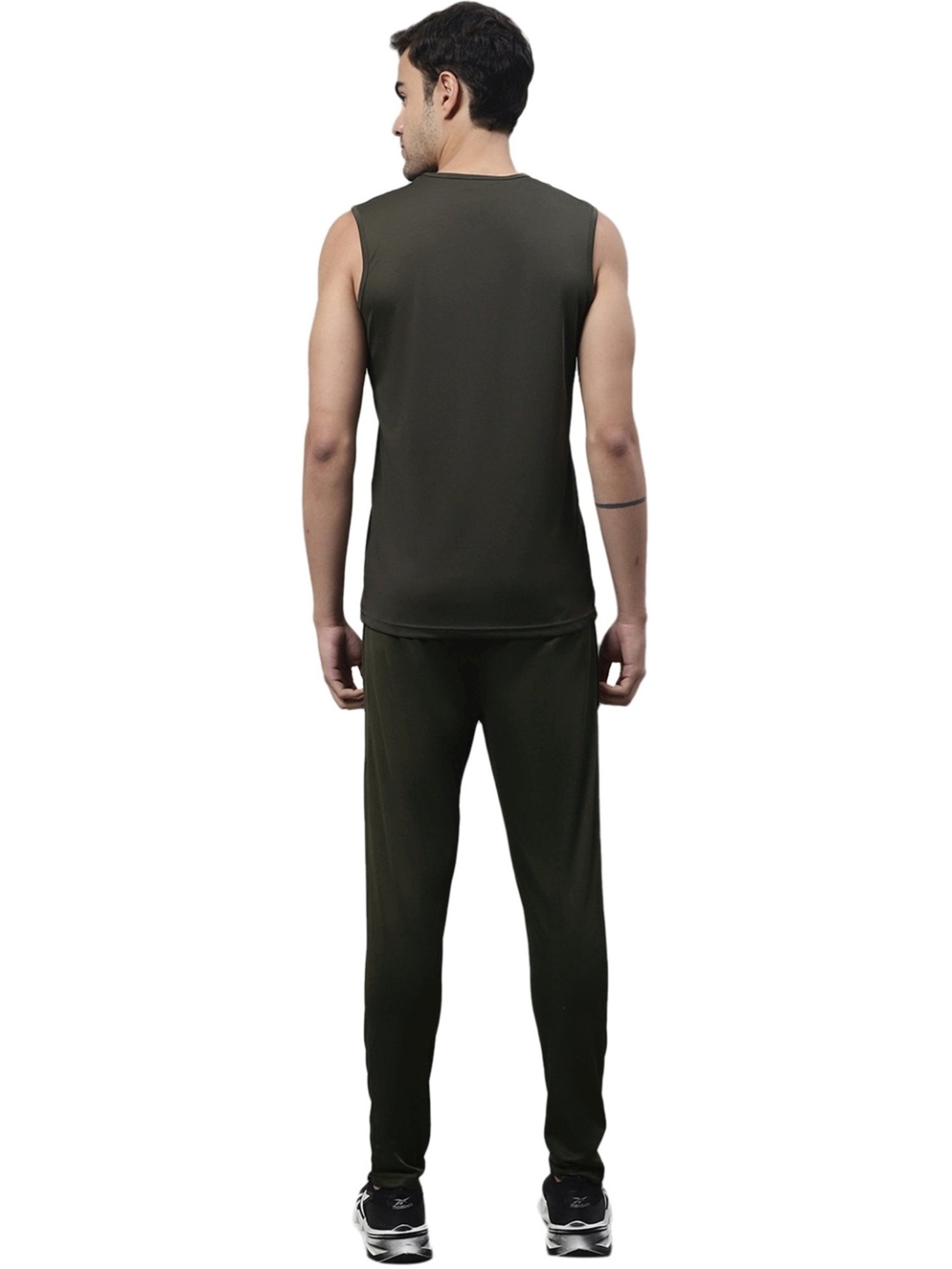 Vimal Jonney Olive Regular Fit Tracksuit