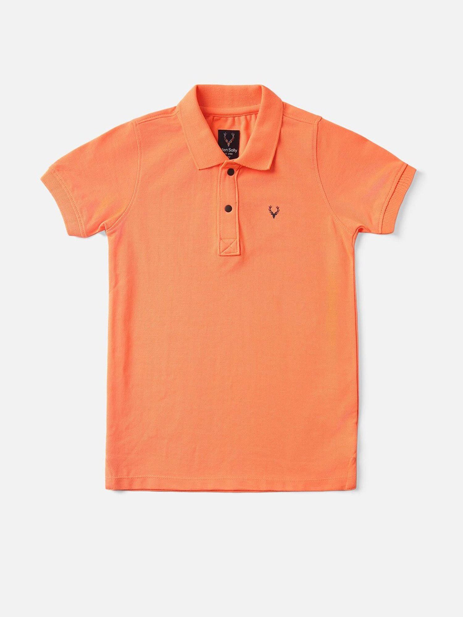 Allen Solly Junior Coral Solid Polo T-Shirt