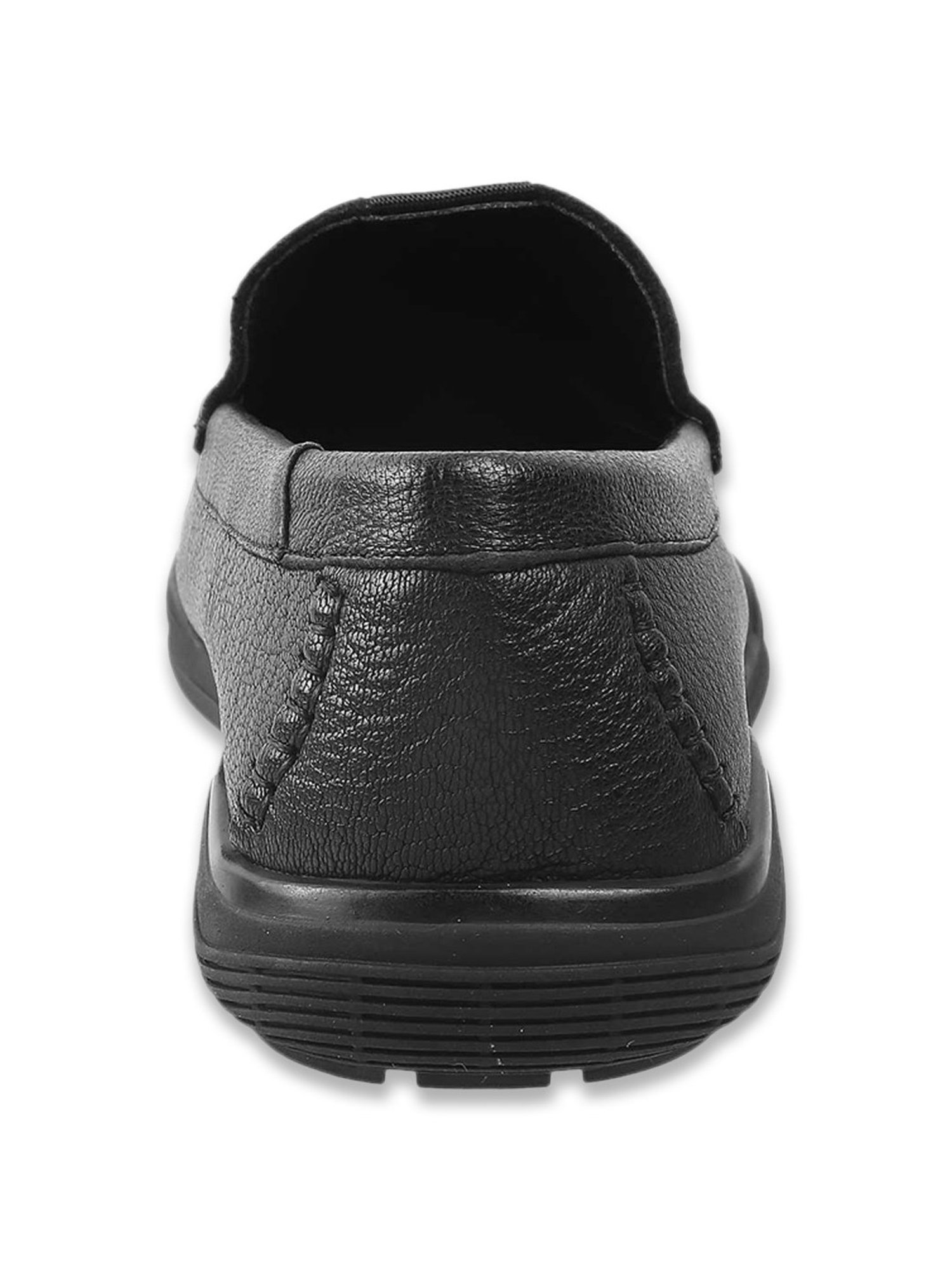 J.Fontini by Mochi Men's Black Formal Loafers