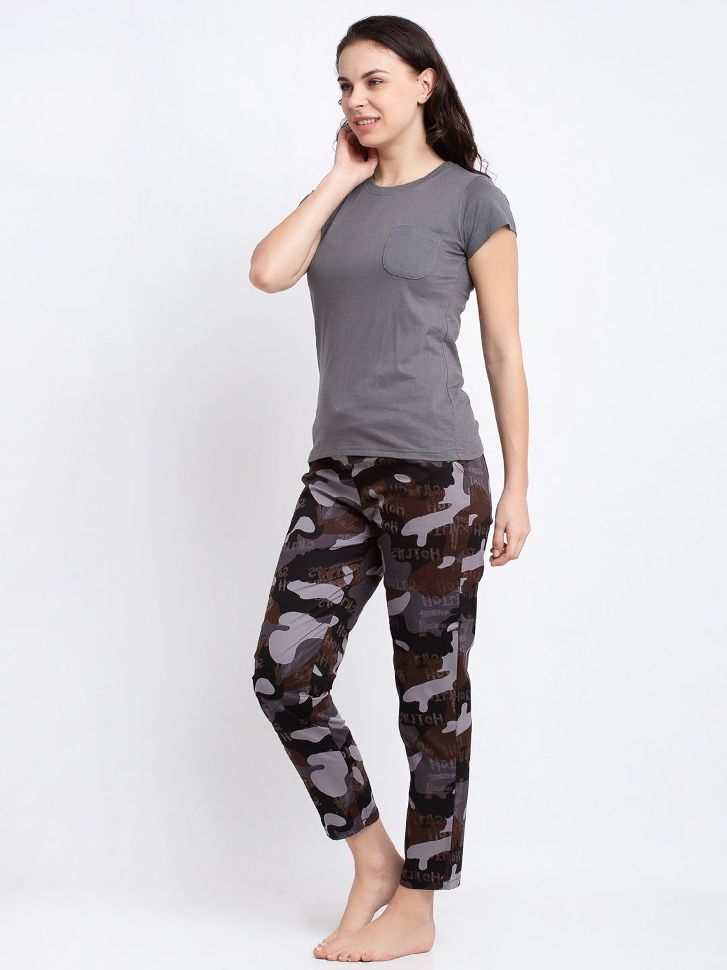 Boston Club Multicolor Top With Pyjamas