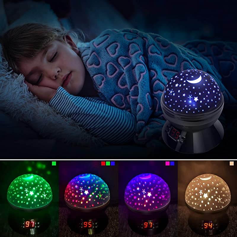 Lights for Kids Multicolor Star Projector with Timer Baby Light for Boys and Girls