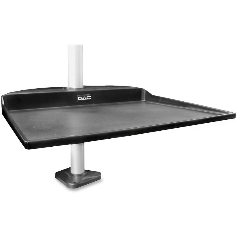 First Base, Inc Space Saver Shelf f/Monitor Arm 11"x13"x1-1/2" Black 02216
