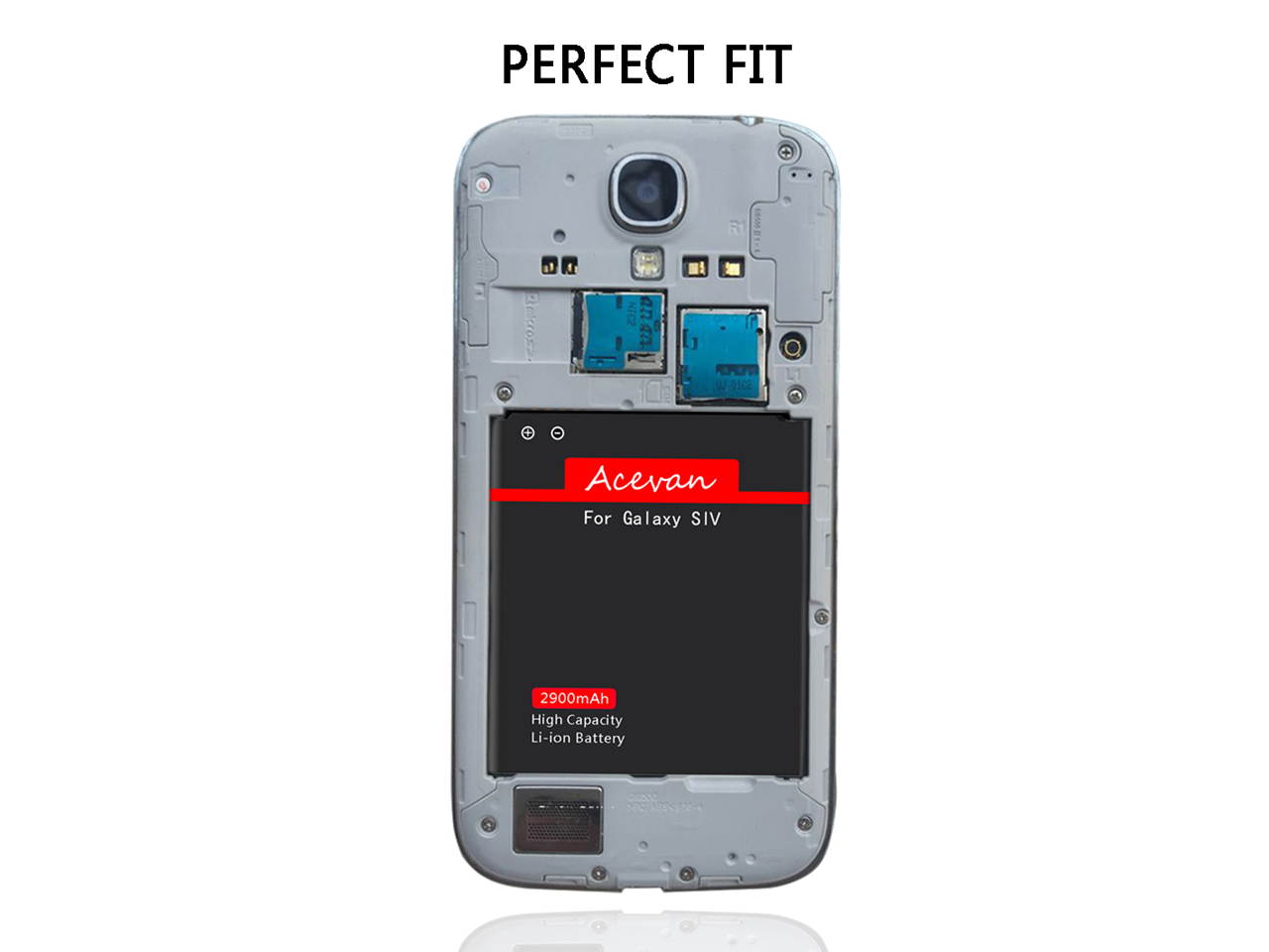 Galaxy S4 Battery, Acevan 2900mAh Li-ion Replacement Battery for Samsung Galaxy s4, I337(AT&T), Verizon I545, Sprint L720, T-Mobile M919, R970, I9500, I9505, Galaxy S4 LTE I9506 [2 Years Warranty]