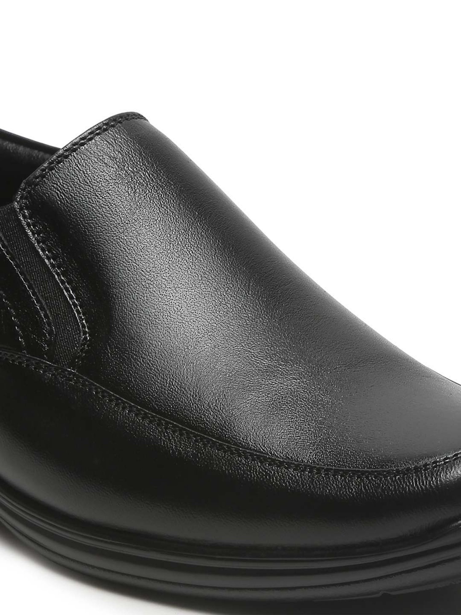 Teakwood Leathers Men's Black Formal Loafers