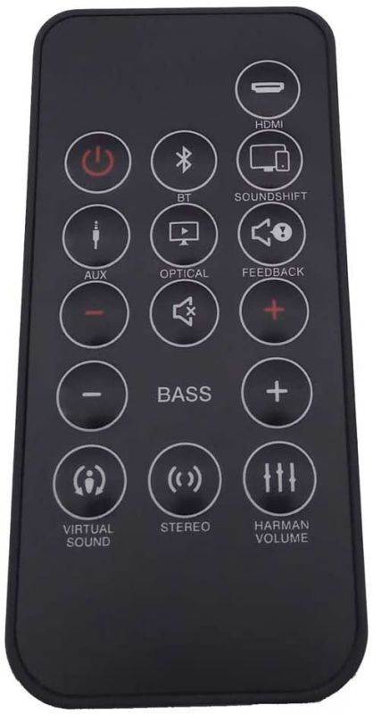 New Remote Control Replacment for JBL Home Cinema Soundbar SB350 SB 350 JBL SB250 SB 250 Cinemate Base Soundbase 2.2 Sound Bar with CR2025 Battery